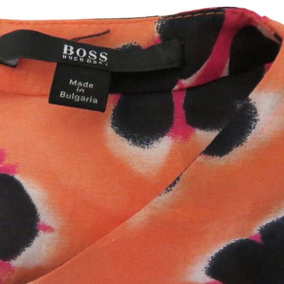 HUGO BOSS floral print Dophillae dress IT 42 US 8 Cotton silk - Picture 5 of 8